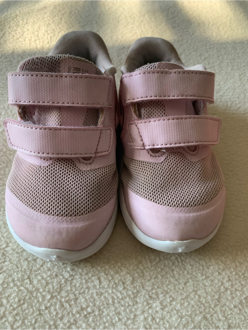 Nike Toddlers' Pink Mesh Velcro Sneakers